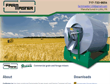 Tablet Screenshot of farmmasterinc.com